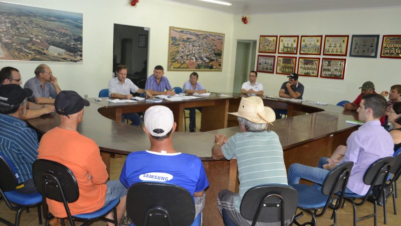 Reunião do Conselho Agropecuário ocorreu na Câmara de Vereadores.
