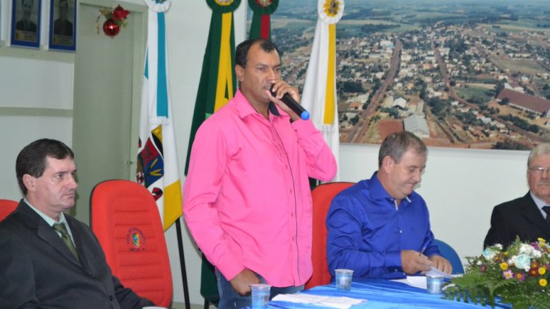 Valtair de Paula Alves foi eleito para presidir a câmara de vereadores em 2017