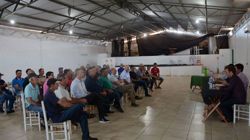 Da reunião participaram os produtores rurais da região Celeiro.