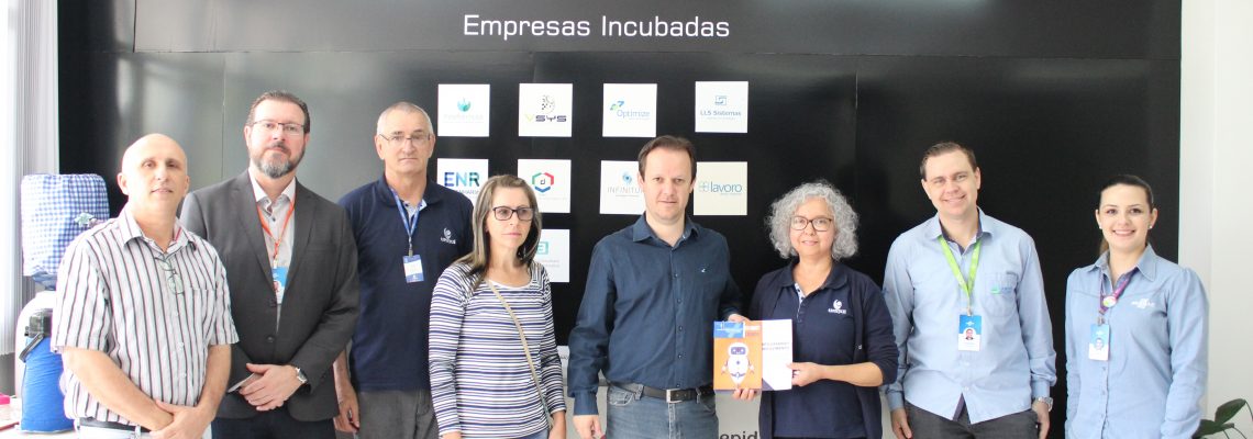 Visita técnica na Criatec objetiva a instalação de incubadora empresarial no município de Chiapetta