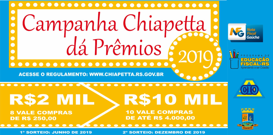 Cartelas da Campanha Chiapetta Dá Prêmios 2019 começam a ser trocadas