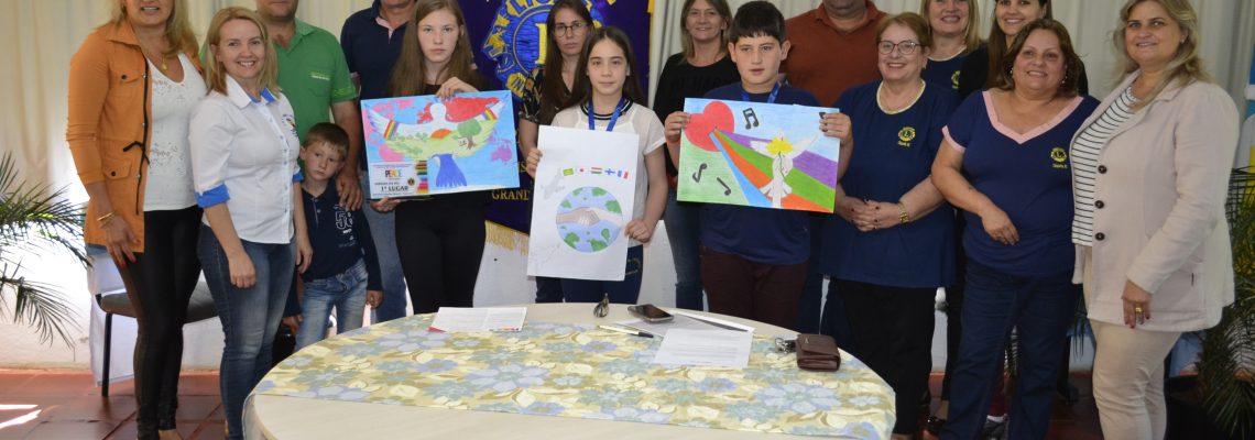 Lions Clube Esperança premia os vencedores do Concurso Cartaz da Paz