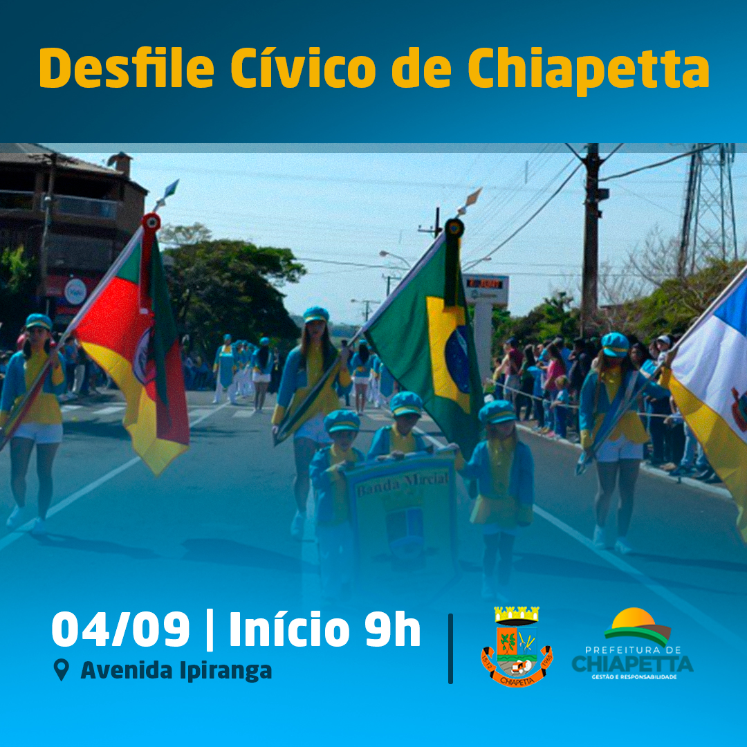 Chiapetta realiza desfile cívico neste domingo